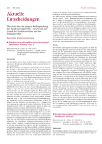 Dokument Aktuelle Entscheidungen