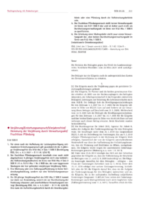 Dokument Verj&auml;hrung/Erstattungsanspruch/Vierjahresfrist/ Hemmung der Verj&auml;hrung durch Verwaltungsakt/Fruchtlose Pf&auml;ndung