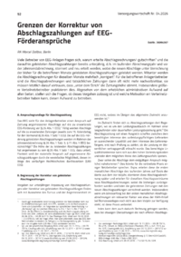 Dokument Grenzen der Korrektur von Abschlagszahlungen auf EEG-F&ouml;rderanspr&uuml;che