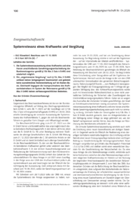 Dokument Systemrelevanz eines Kraftwerks und Verg&uuml;tung