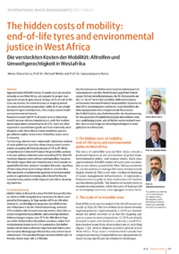 Dokument The hidden costs of mobility: end-of-life tyres and environmental justice in West Africa