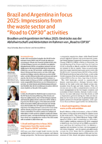 Dokument Brazil and Argentina in focus 2025: Impressions from the waste sector and &ldquo;Road to COP30&rdquo; activities