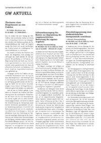 Dokument GW aktuell