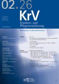 Dokument KrV Kranken- und Pflegeversicherung Ausgabe 02 2026