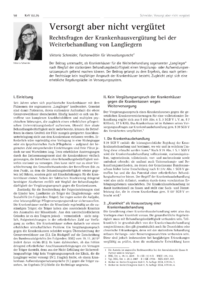 Dokument Versorgt aber nicht verg&uuml;tet