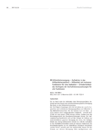 Dokument Hilfsmittelversorgung &ndash; Aufnahme in das Hilfsmittelverzeichnis &ndash; Hilfsmittel mit mehreren Funktionen f&uuml;r eine Indikation &ndash; Erforderlichkeit des Vorliegens der Aufnahmevoraussetzungen f&uuml;r alle Funktionen