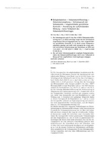 Dokument Beleghebammen &ndash; Hebammenhilfevertrag &ndash; Hebammenverg&uuml;tung &ndash; Schiedsspruch der Schiedsstelle &ndash; eingeschr&auml;nkte gerichtliche Kontrolle &ndash; Anordnung der aufschiebenden Wirkung &ndash; keine Teilbarkeit des Hebammenhilfevertrages