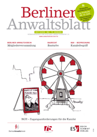 Dokument Berliner Anwaltsblatt Ausgabe 05 2026