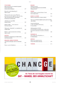 Dokument Inhaltsverzeichnis / Impressum