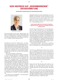 Dokument Kein Anspruch auf &bdquo;gewinnbringende&ldquo; Untervermietung