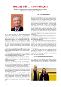 Dokument Maklers M&uuml;h &hellip; ist oft umsonst