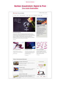 Dokument Neues aus der Redaktion