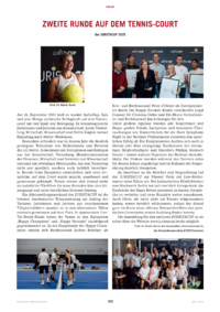 Dokument Zweite Runde auf dem Tennis-Court