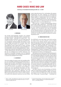 Dokument Hard cases make bad law