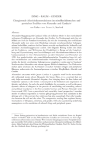 Dokument Ding &ndash; Raum &ndash; Gender