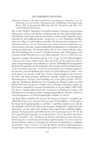 Dokument Katharina Neumeier: Der sp&auml;tmittelalterliche Kanzleibrief in Nurnberg. Zur Beschreibung von historischem Textmusterwissen