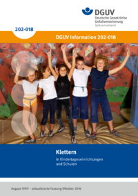 Dokument Klettern in Kindertageseinrichtungen und Schulen
