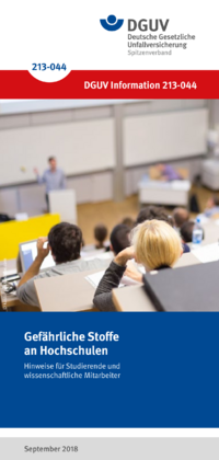 Dokument Gef&auml;hrliche Stoffe an Hochschulen