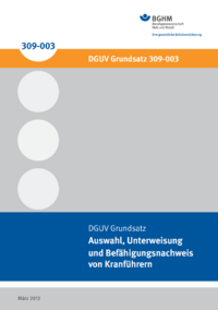 Dokument Auswahl, Unterweisung und Bef&auml;higungsnachweis von Kranf&uuml;hrern