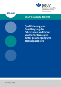 Dokument Qualifizierung und Beauftragung der Fahrerinnen und Fahrer von Flurf&ouml;rderzeugen au&szlig;er gel&auml;ndeg&auml;ngige
