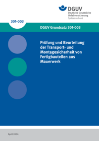 Dokument Pr&uuml;fung und Beurteilung der Transport- und Montagesicherheit von Fertigbauteilen aus Mauerwerk