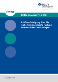 Dokument Pr&uuml;fbescheinigung &uuml;ber die sicherheitstechnische Pr&uuml;fung von Getr&auml;nkeschankanlagen