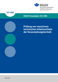 Dokument Pr&uuml;fung von maschinentechnischen Arbeitsmitteln der Veranstaltungstechnik