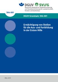 Dokument Erm&auml;chtigung von Stellen f&uuml;r die Aus- und Fortbildung in der Ersten Hilfe