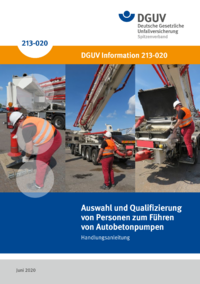 Dokument Auswahl und Qualifizierung von Personen zum F&uuml;hren von Autobetonpumpen