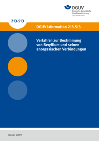 Dokument Verfahren zur Bestimmung von Beryllium und seinen anorganischen Verbindungen