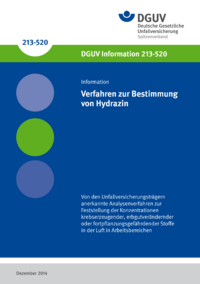 Dokument Verfahren zur Bestimmung von Hydrazin