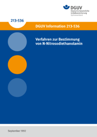 Dokument Verfahren zur Bestimmung von N-Nitrosodiethanolamin
