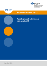 Dokument Verfahren zur Bestimmung von Acrylamid