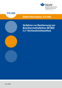 Dokument Verfahren zur Bestimmung von Bis(chlormethyl)ether (BCME) (1,1'-Dichlordimethylether)