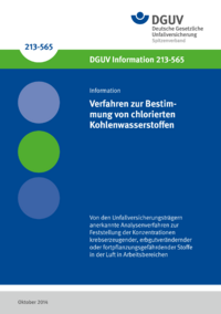 Dokument Verfahren zur Bestimmung von chlorierten Kohlenwasserstoffen