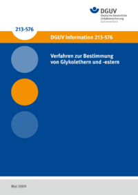 Dokument Verfahren zur Bestimmung von Glykolethern und -estern