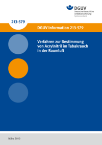 Dokument Verfahren zur Bestimmung von Acrylnitril im Tabakrauch in der Raumluft