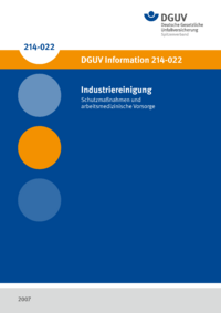Dokument Industriereinigung - Schutzma&szlig;nahmen und arbeitsmedizinische Vorsorge