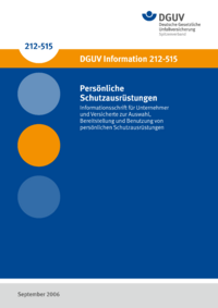 Dokument Pers&ouml;nliche Schutzausr&uuml;stungen