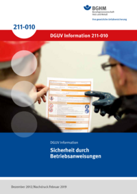 Dokument Sicherheit durch Betriebsanweisungen