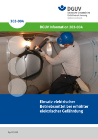 Dokument Einsatz von elektrischen Betriebsmitteln bei erh&ouml;hter elektrischer Gef&auml;hrdung