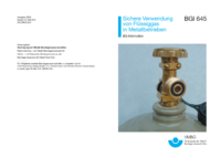 Dokument Sichere Verwendung von Fl&uuml;ssiggas in Metallbetrieben