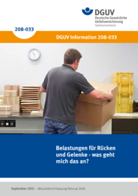 Dokument Muskel-Skelett-Belastungen &ndash; erkennen und beurteilen