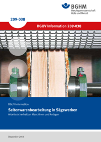Dokument Seitenwarenbearbeitung in S&auml;gewerken - Arbeitssicherheit an Maschinen und Anlagen
