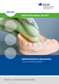 Dokument Zahntechnische Laboratorien - Schutz vor Infektionsgefahren