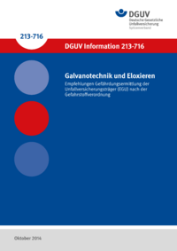 Dokument Galvanotechnik und Eloxieren - Empfehlungen Gef&auml;hrdungsermittlung der Unfallversicherungstr&auml;ger (EGU