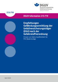 Dokument Empfehlungen Gef&auml;hrdungsermittlung der Unfallversicherungstr&auml;ger (EGU) nach der Gefahrstoffverordnun