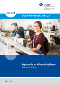 Dokument Ergonomie an N&auml;harbeitspl&auml;tzen - Ratgeber f&uuml;r die Praxis