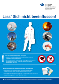 Dokument Lass' Dich nicht beeinflussen! (Plakat, DIN A2)