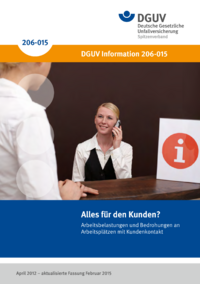 Dokument Alles f&uuml;r den Kunden? Arbeitsbelastungen und Bedrohungen an Arbeitspl&auml;tzen mit Kundenkontakt